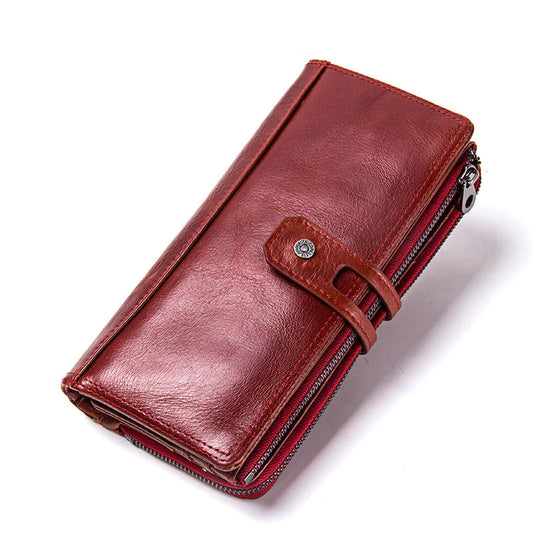 Spacious Genuine Leather Wallet for Women