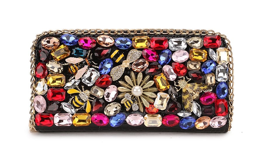 Fashion Crystal Embelished Wallet