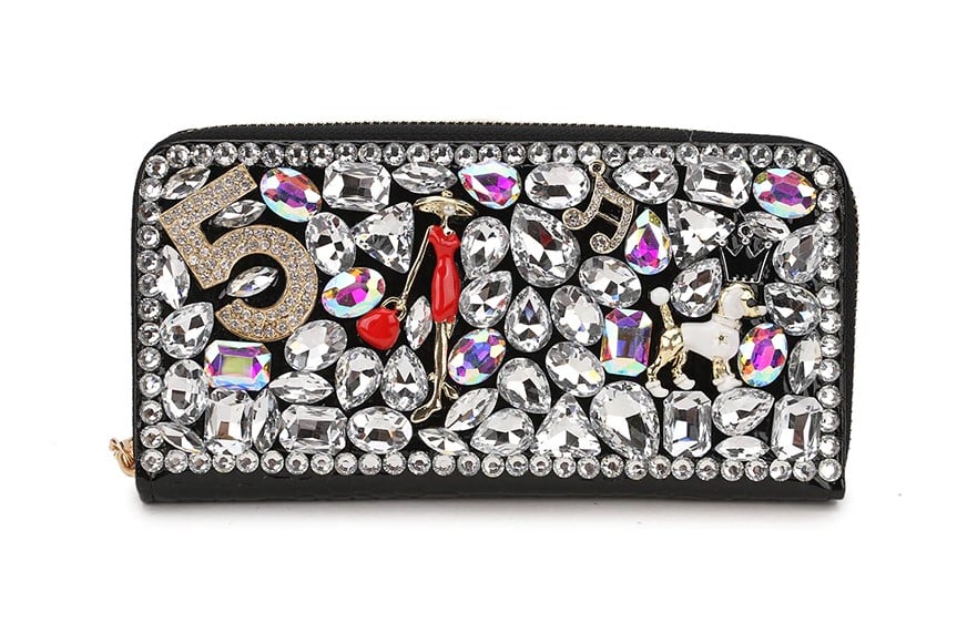 Fashion Crystal Embelished Wallet