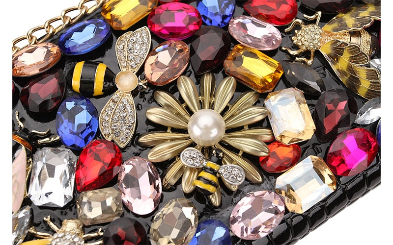 Fashion Crystal Embelished Wallet