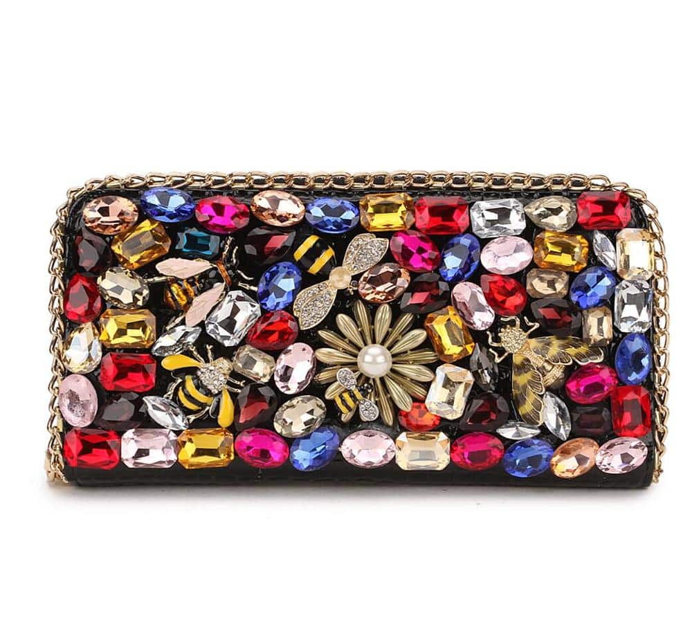 Fashion Crystal Embelished Wallet