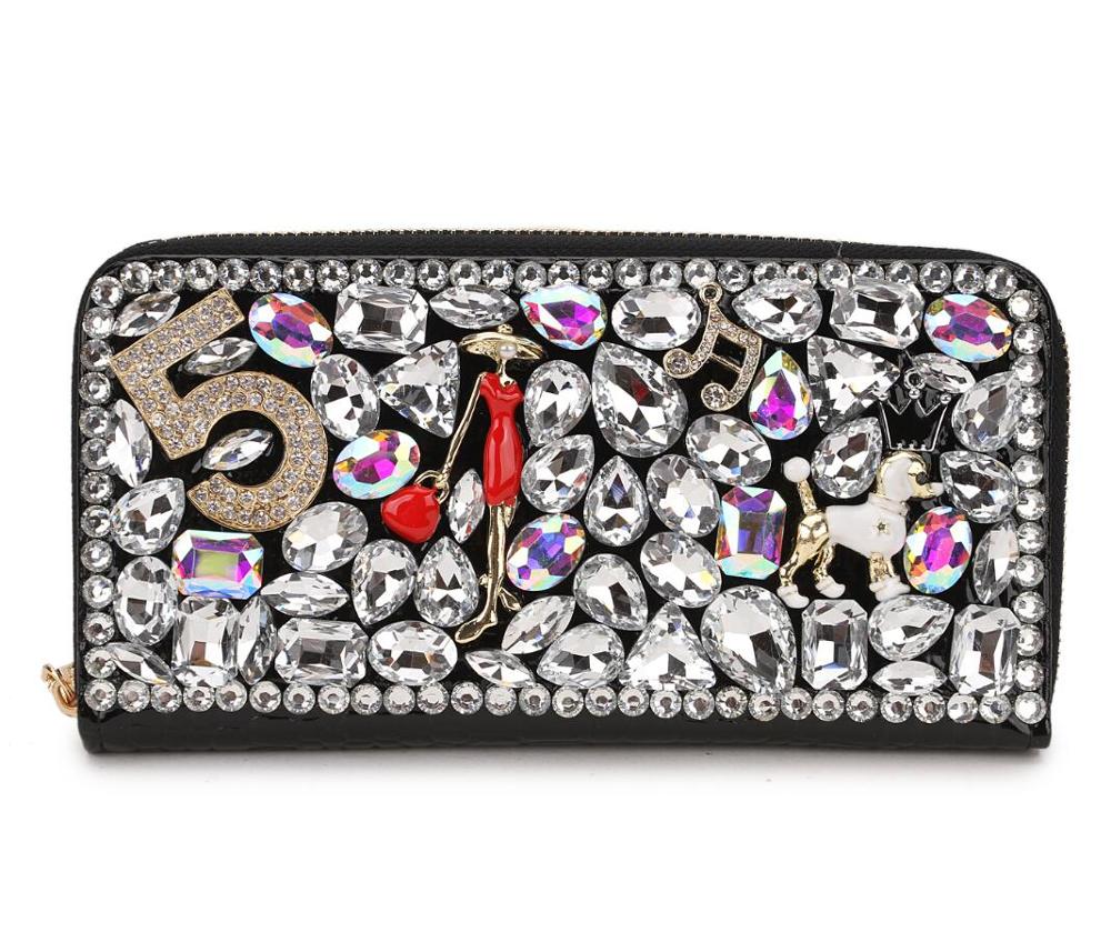 Fashion Crystal Embelished Wallet