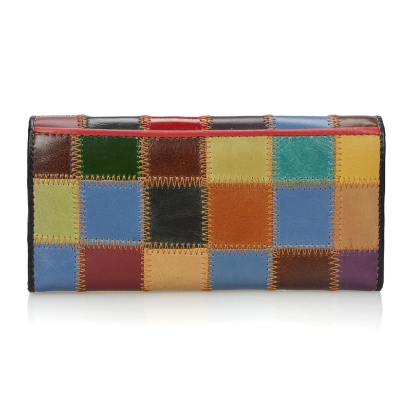 Patchwork Leather Wallet