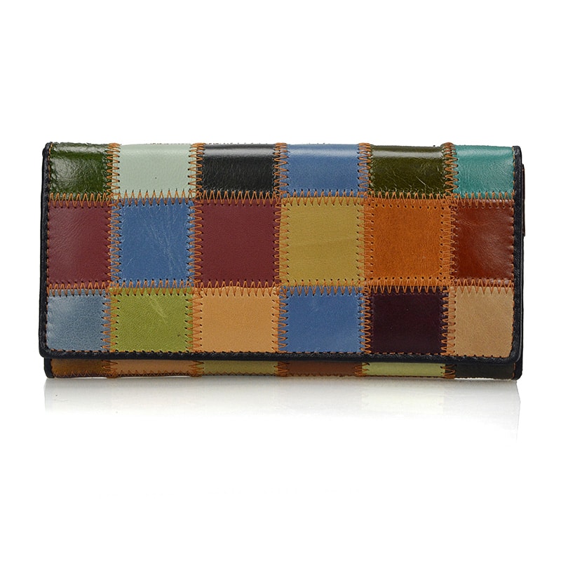 Patchwork Leather Wallet