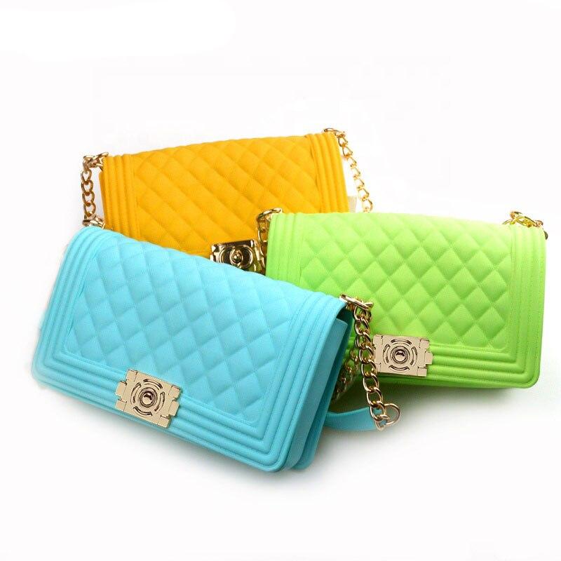 Plaid Chain Crossbody Bag for Women