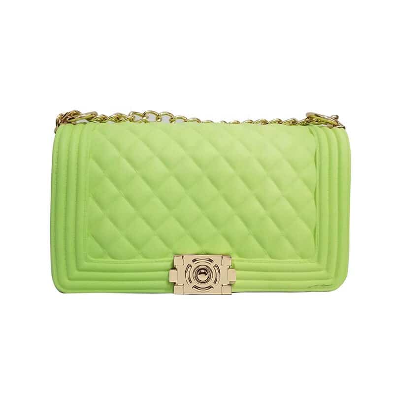 Plaid Chain Crossbody Bag for Women