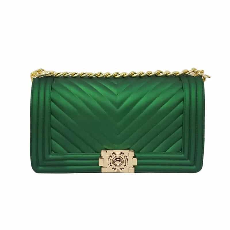 Plaid Chain Crossbody Bag for Women