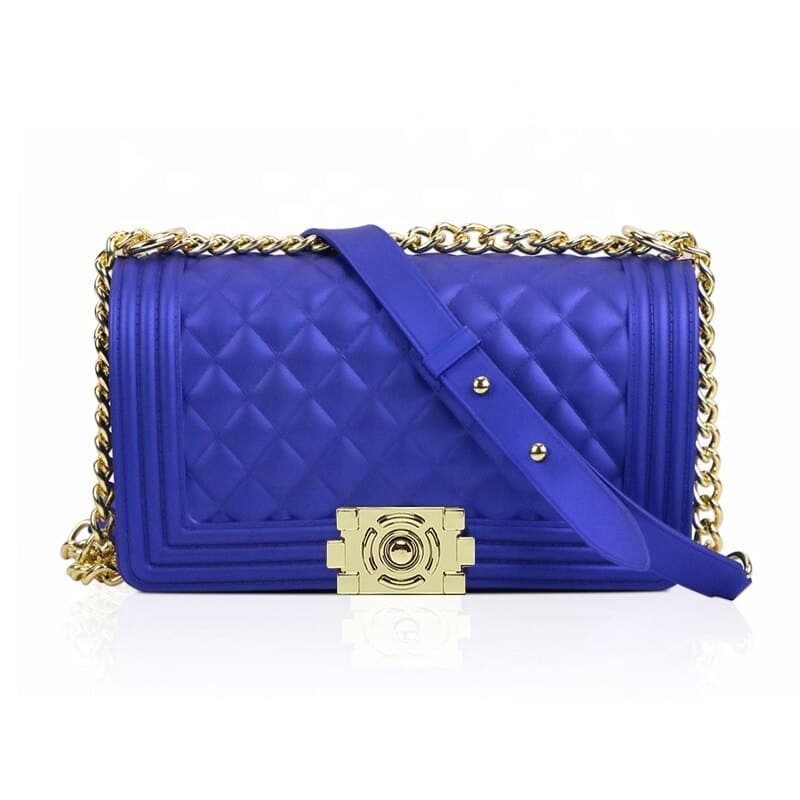 Plaid Chain Crossbody Bag for Women