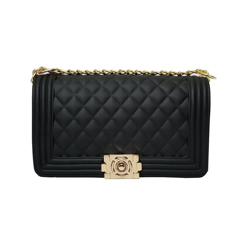 Plaid Chain Crossbody Bag for Women