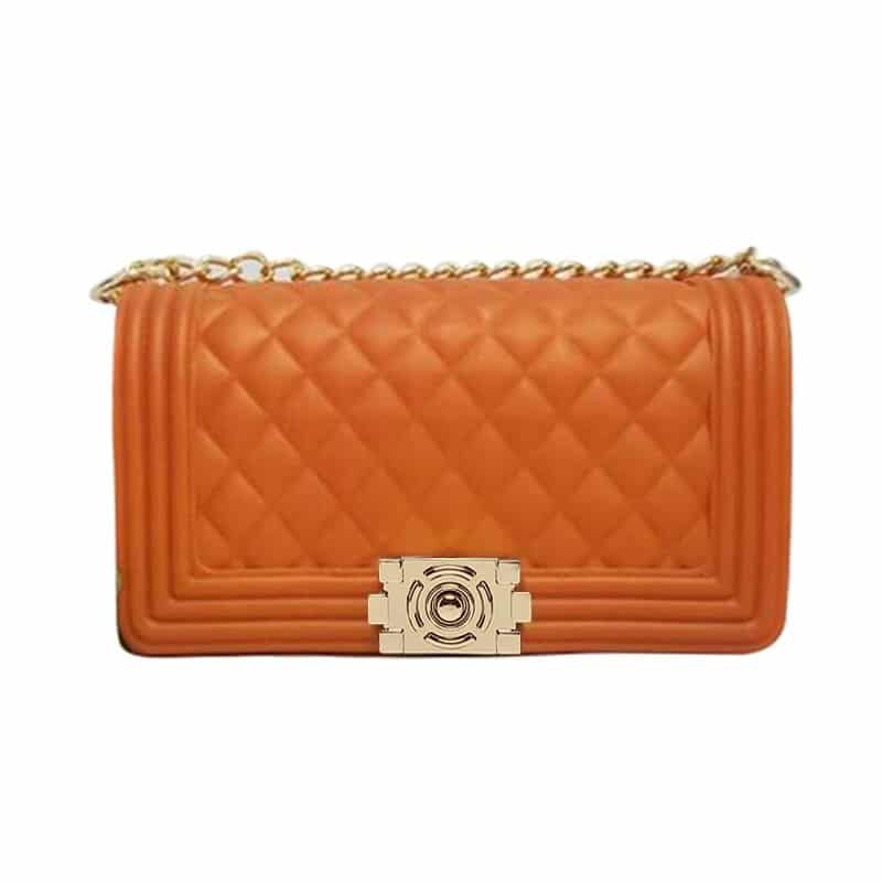 Plaid Chain Crossbody Bag for Women