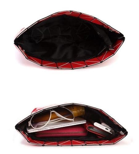 Geometric Patterned Crossbody Bag