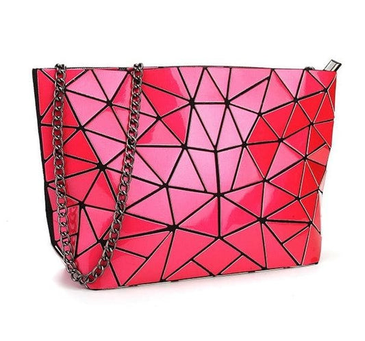 Geometric Patterned Crossbody Bag