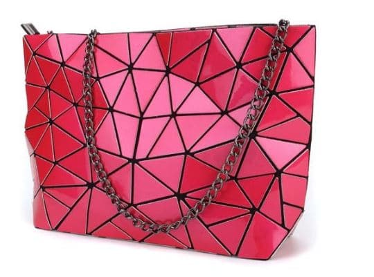 Geometric Patterned Crossbody Bag