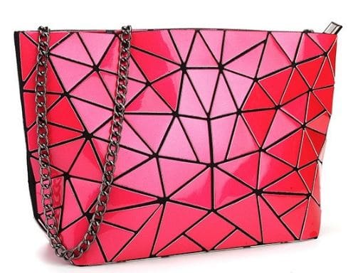 Geometric Patterned Crossbody Bag