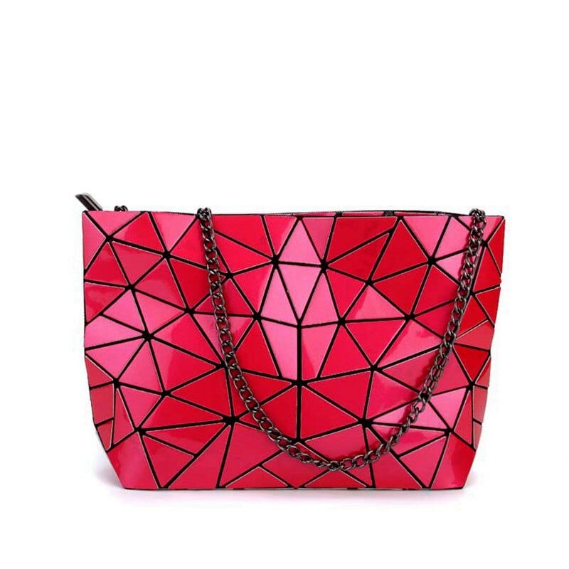 Geometric Patterned Crossbody Bag