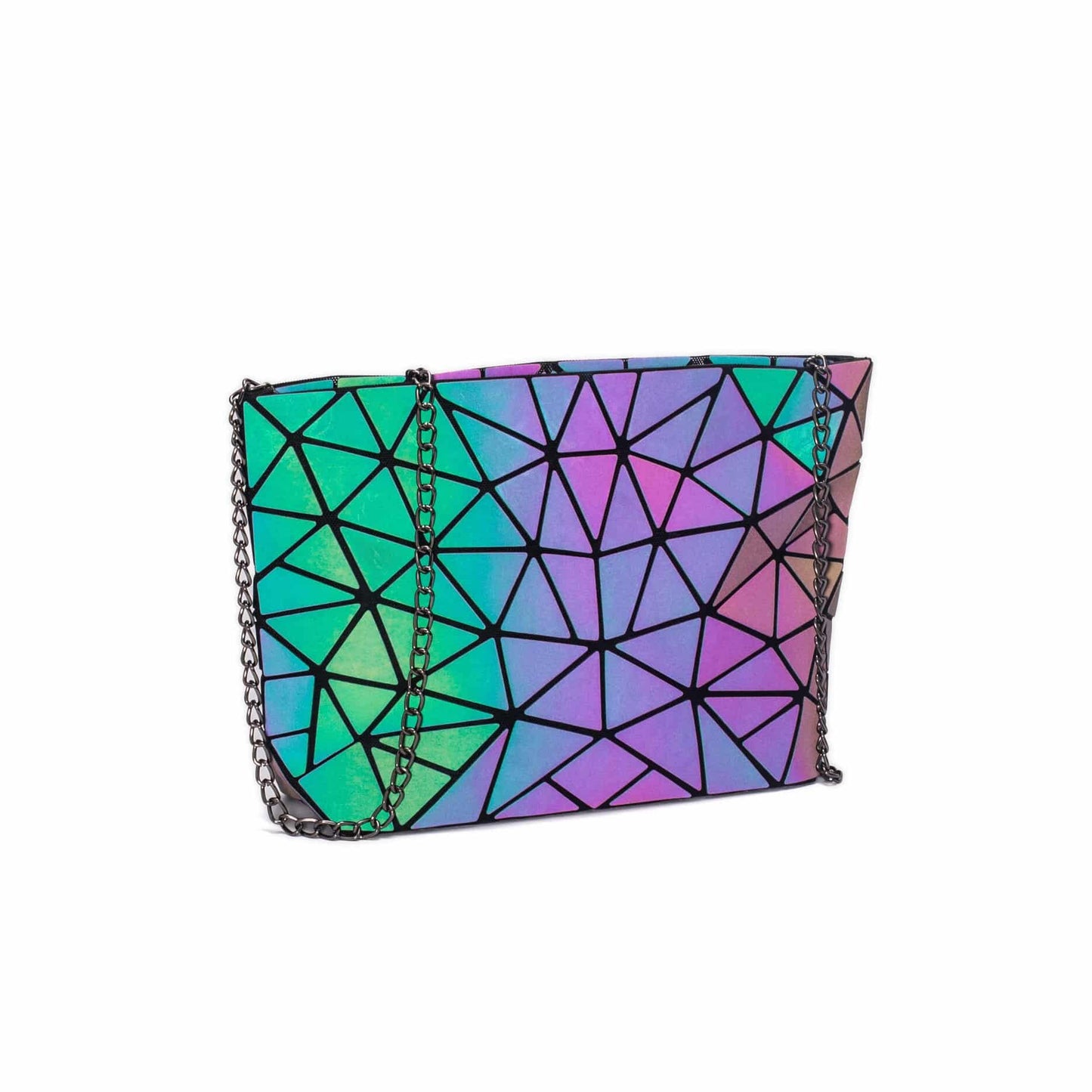 Geometric Patterned Crossbody Bag