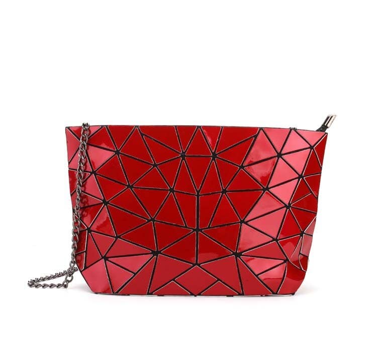 Geometric Patterned Crossbody Bag