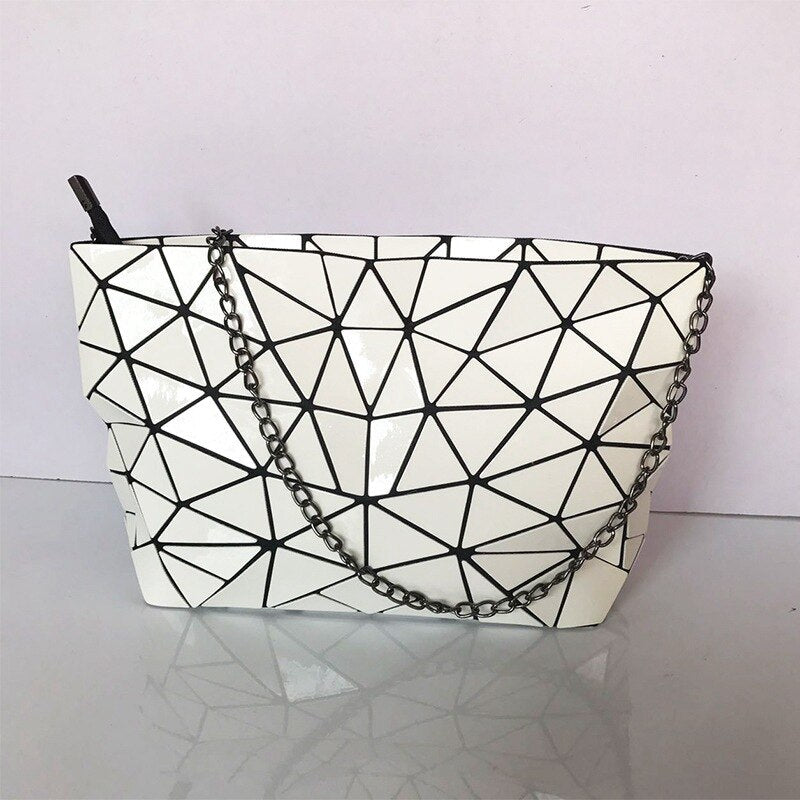 Geometric Patterned Crossbody Bag