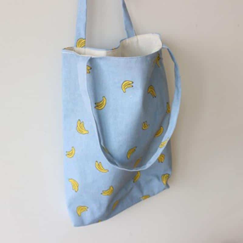 Patterned Casual Tote Bag