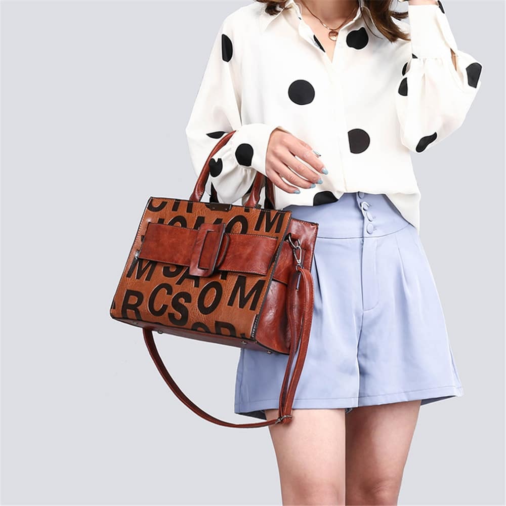 Luxury Handbag with Belt
