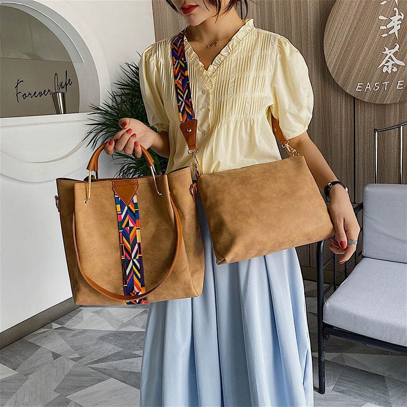 Ethnic Patterned Shoulder Bag