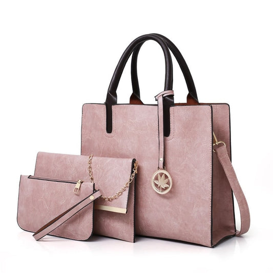 PU Leather Bag Set 3 pcs Set