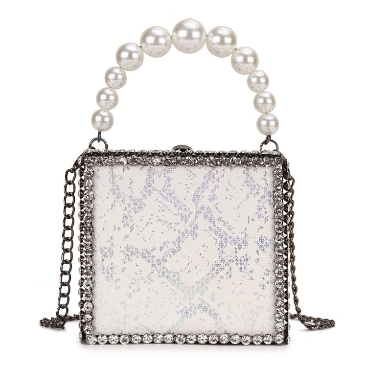 Beaded Box Shoulder Bag