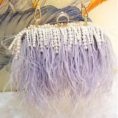 Luxury Fur Clutch Bag
