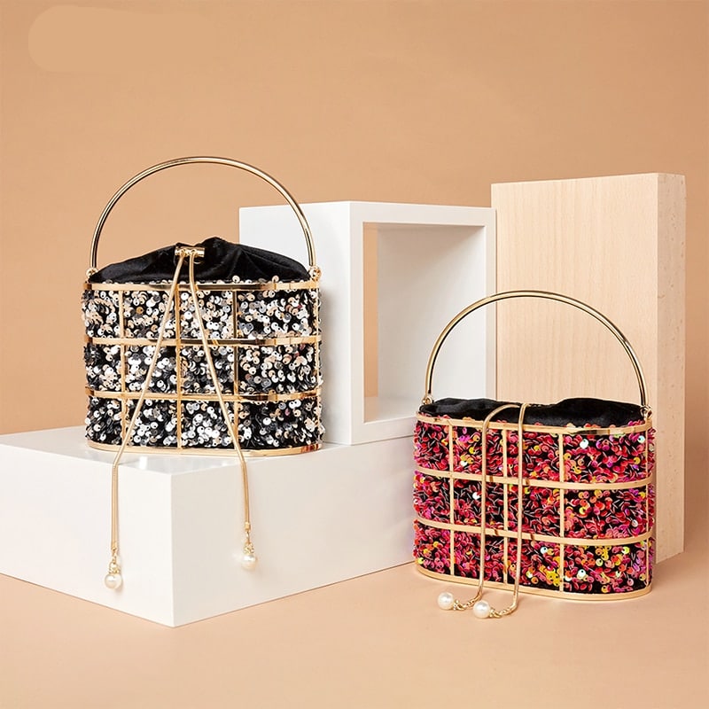 Luxury Sequined Evening Bag