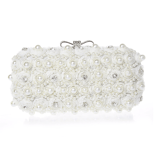 Pearl Embellished Evening Bag