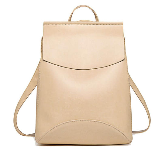 Vintage Leather Backpack for Women