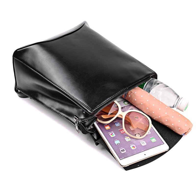 Vintage Leather Backpack for Women