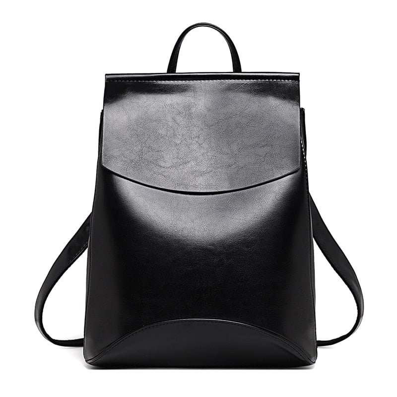 Vintage Leather Backpack for Women