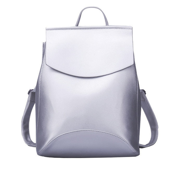 Vintage Leather Backpack for Women