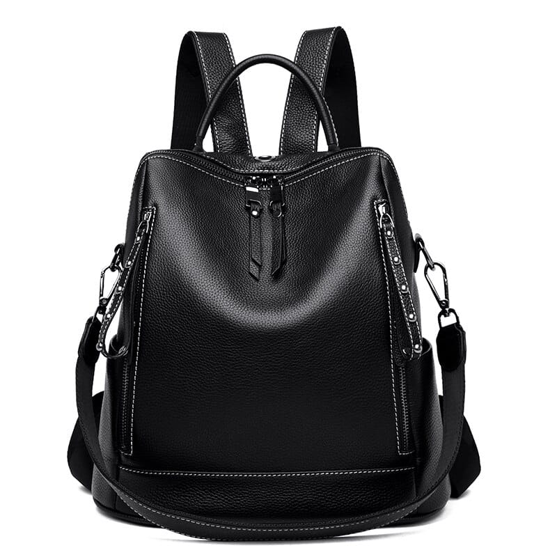 Simple Leather Backpack