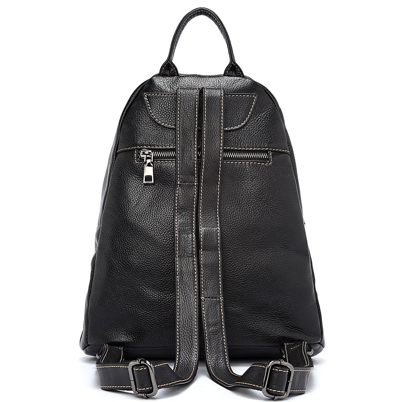Stitched Leather Style Backpack