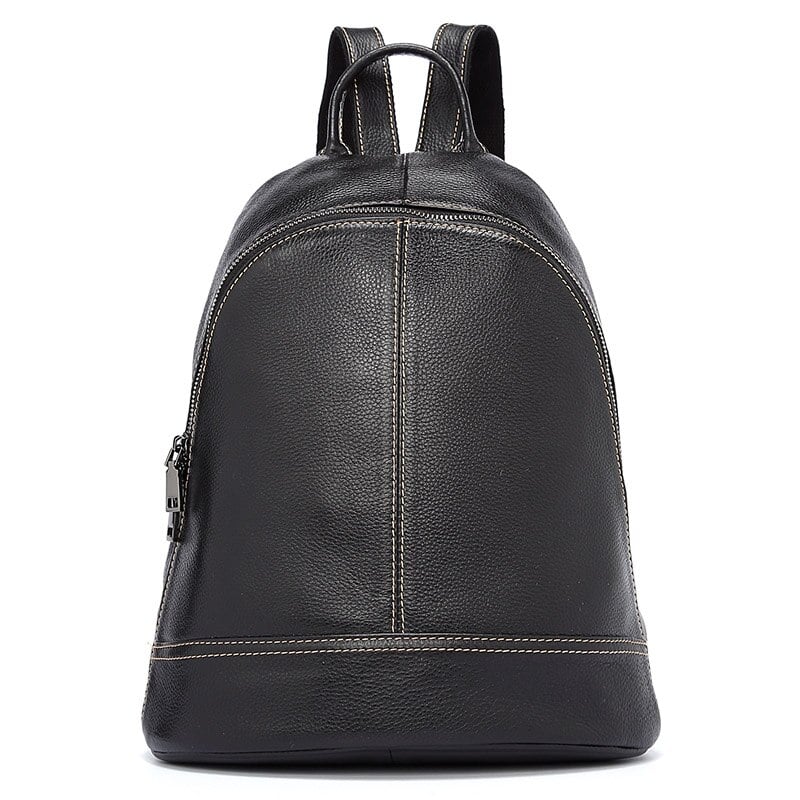 Stitched Leather Style Backpack