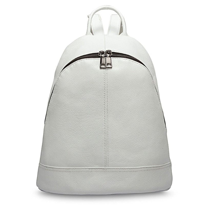 Stitched Leather Style Backpack