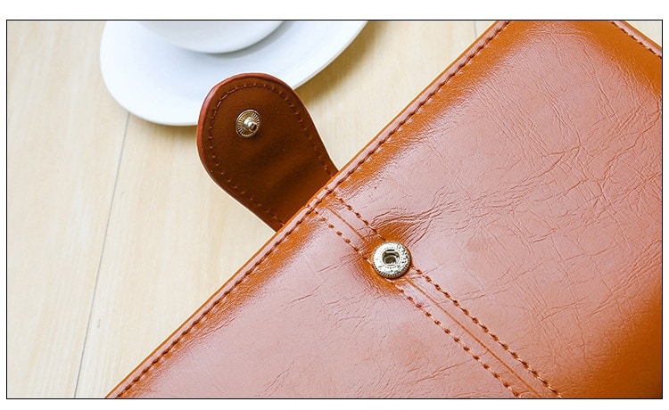 Compact Wallet and Clutch with Wrist Strap