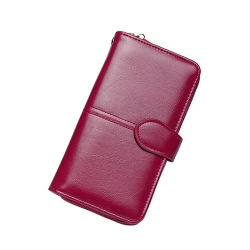 Compact Wallet and Clutch with Wrist Strap