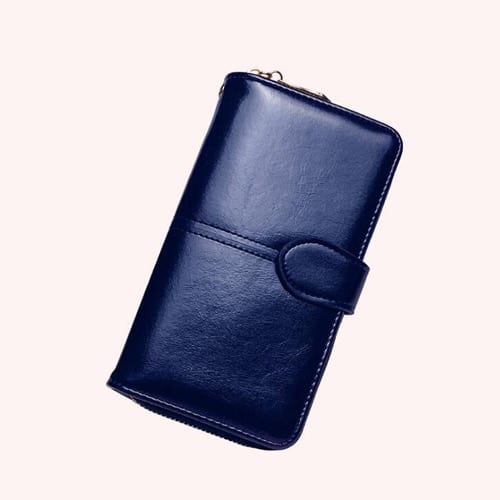 Compact Wallet and Clutch with Wrist Strap