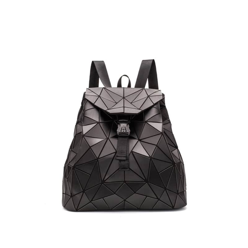 Geometric Drawstring Backpack