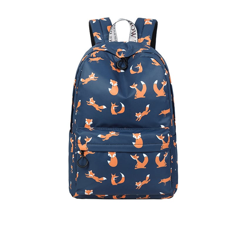 Fox Printed Backpack