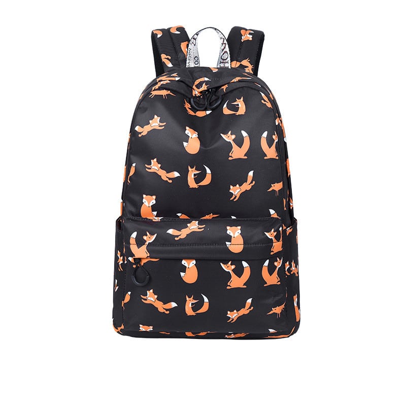 Fox Printed Backpack