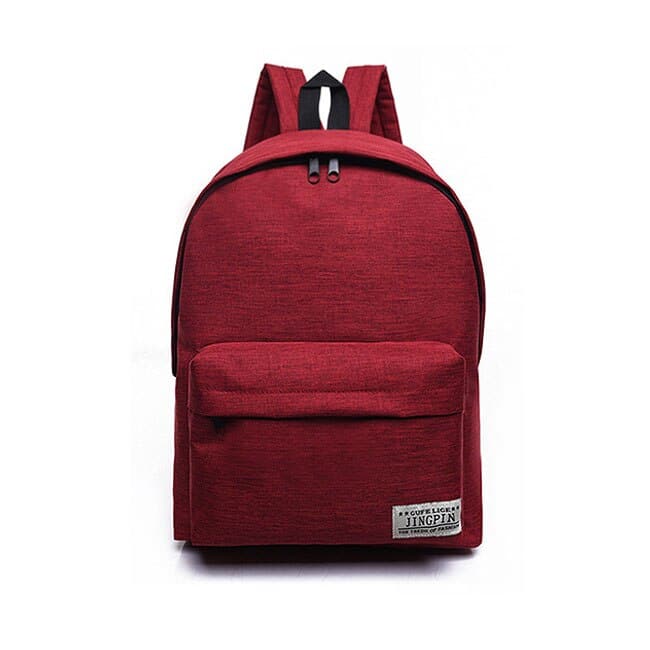 Simple Canvas School Backpacks