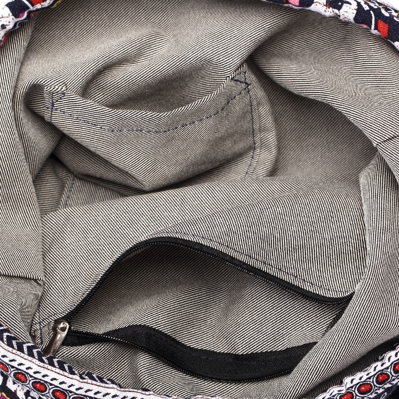 Boho Printed Backpack