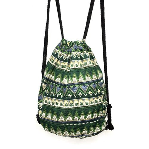 Boho Printed Backpack