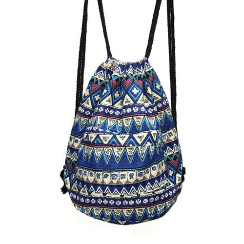 Boho Printed Backpack