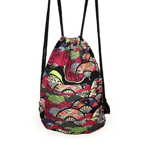 Boho Printed Backpack