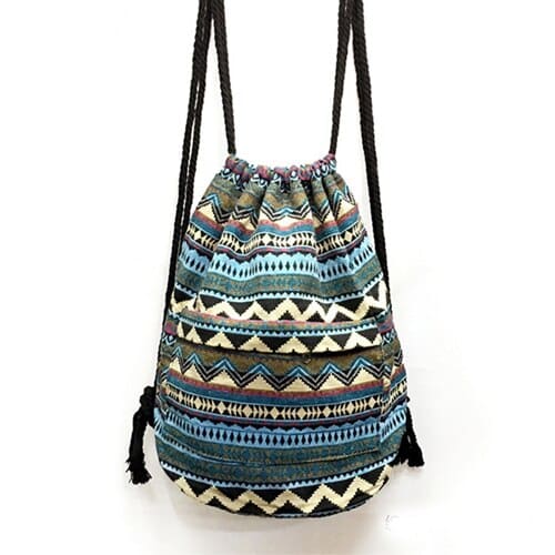 Boho Printed Backpack